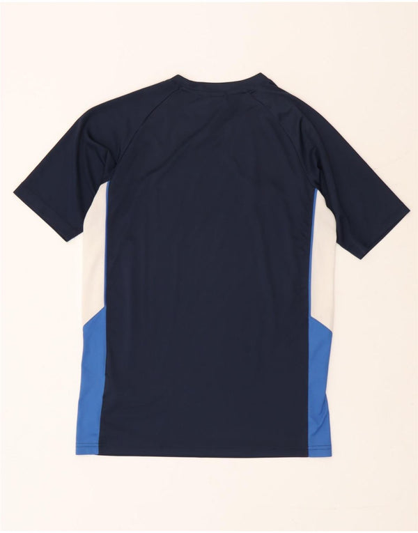 T-shirt chłopięcy Nike Dri Fit 13-14 lat XL, granatowy, blok kolorów
