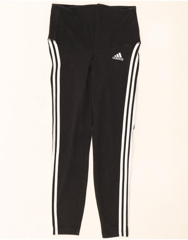 Legginsy damskie Adidas UK 12/14 Średnia czarna bawełna