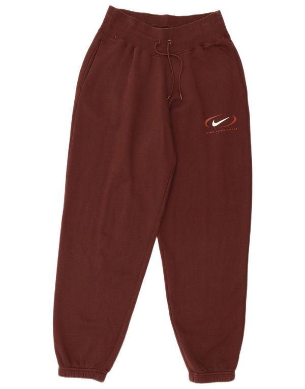 Damskie spodnie dresowe Nike Joggers UK 10 Małe, brązowe, bawełniane