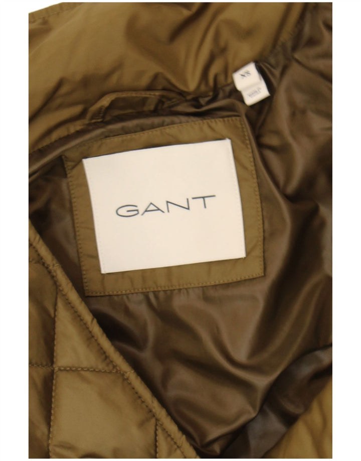 Damska pikowana kurtka oversize Gant UK 6 XS Khaki