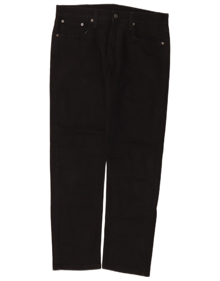 Męskie jeansy Levi's 502 Tapered W32 L30 Czarna bawełna