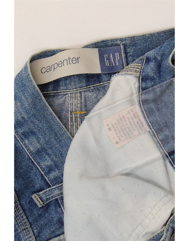 Męskie jeansy Gap Carpenter Cargo Straight W32 L32 Niebieskie, bawełniane