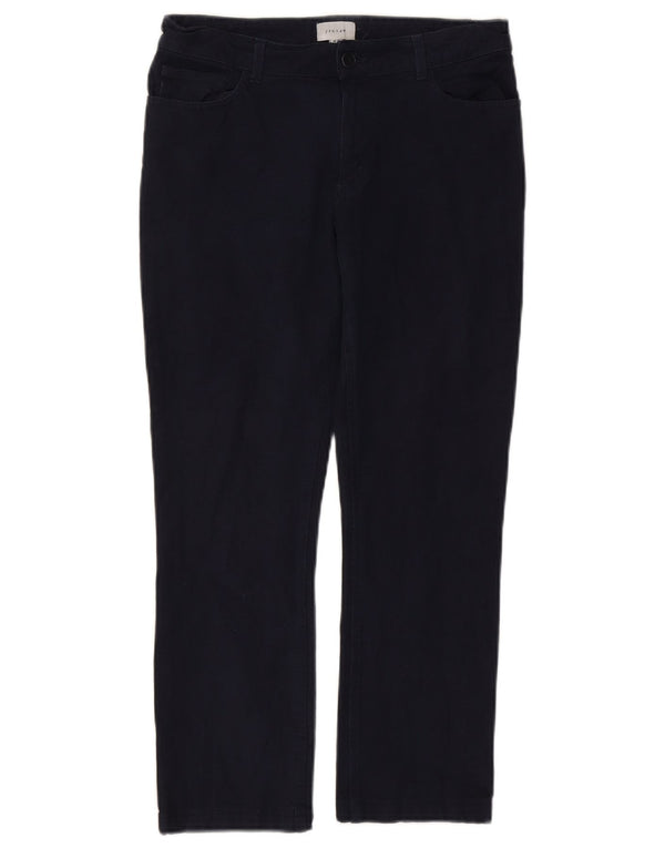 Jigsaw Womens Straight Jeans UK 10 Small W27 L25 Navy Blue Viscose