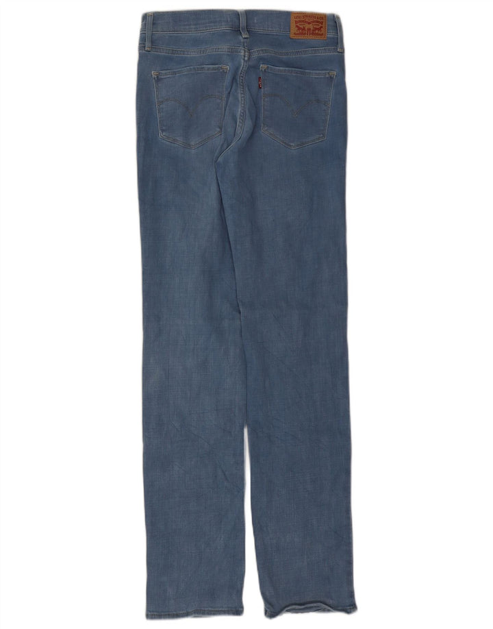 Damskie dżinsy Levi's 314 Shaping Straight W27 L32 Niebieska bawełna