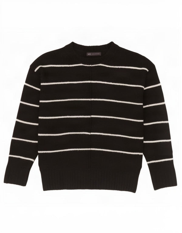 Marks & Spencer Womens Turtle Neck Jumper Sweater UK 14 Medium Black