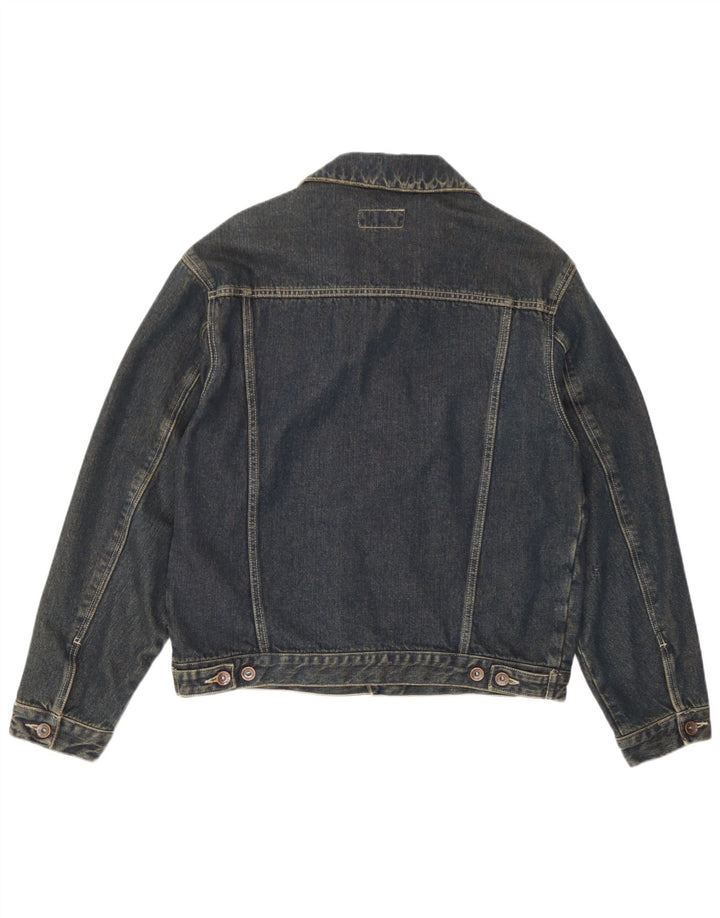 Męska kurtka dżinsowa WPM UK 38 Średnio niebieska bawełna