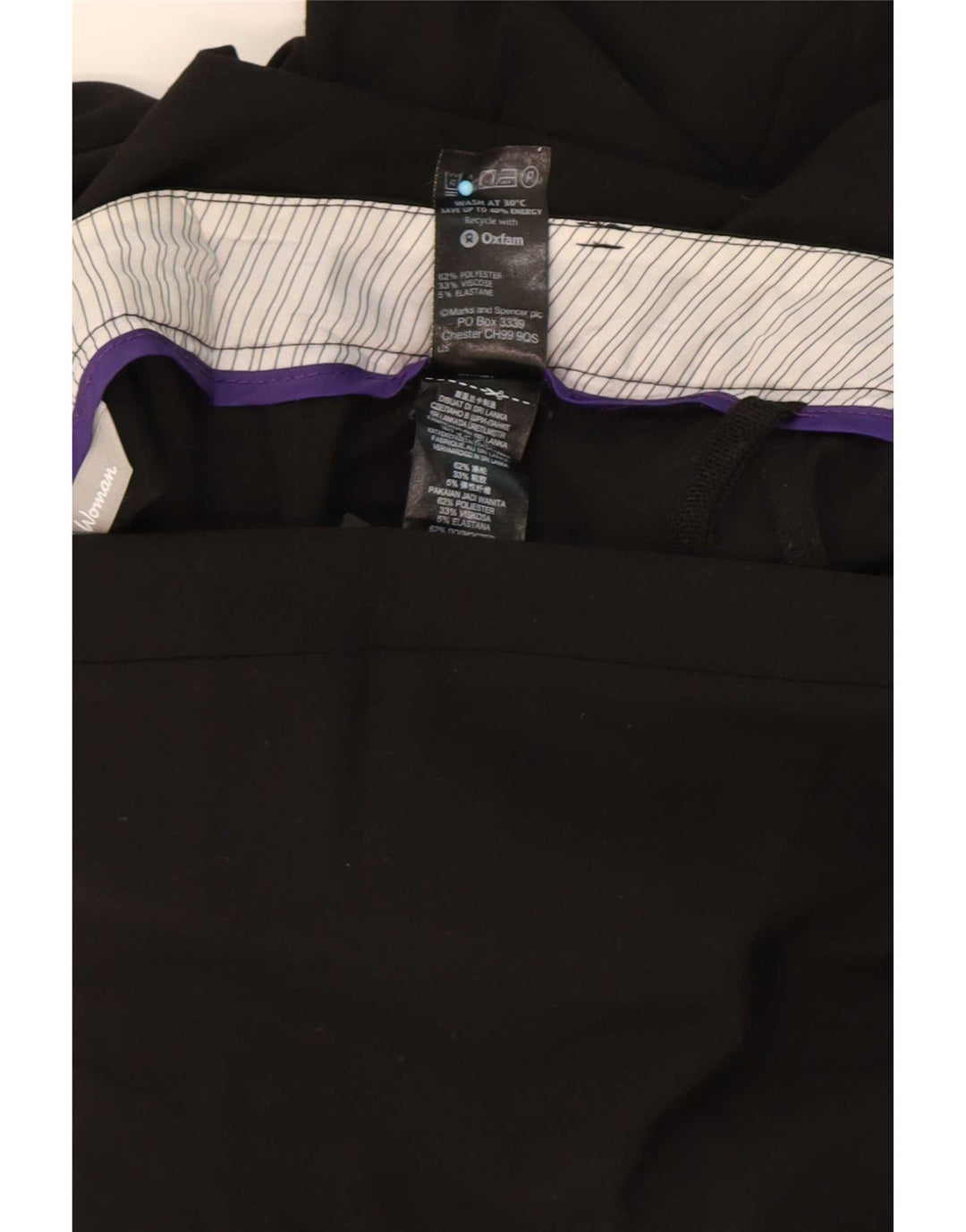 Spodnie damskie Marks & Spencer Bootcut UK 10 Small W31 L30 Czarne