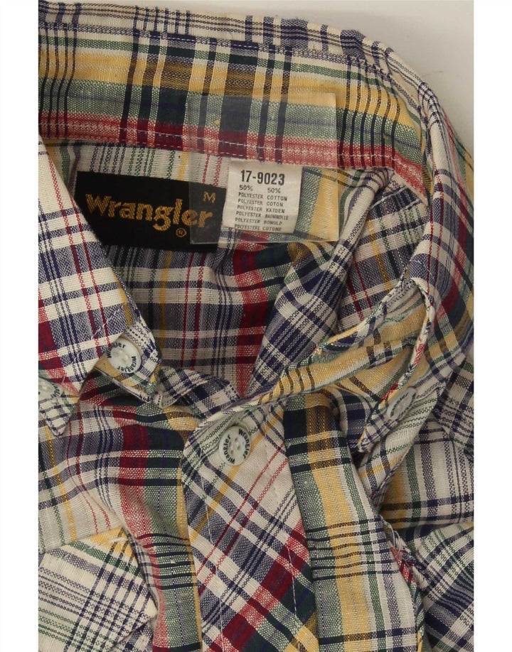 Koszula flanelowa męska Wrangler, bawełniana, średnia, wielobarwna kratka