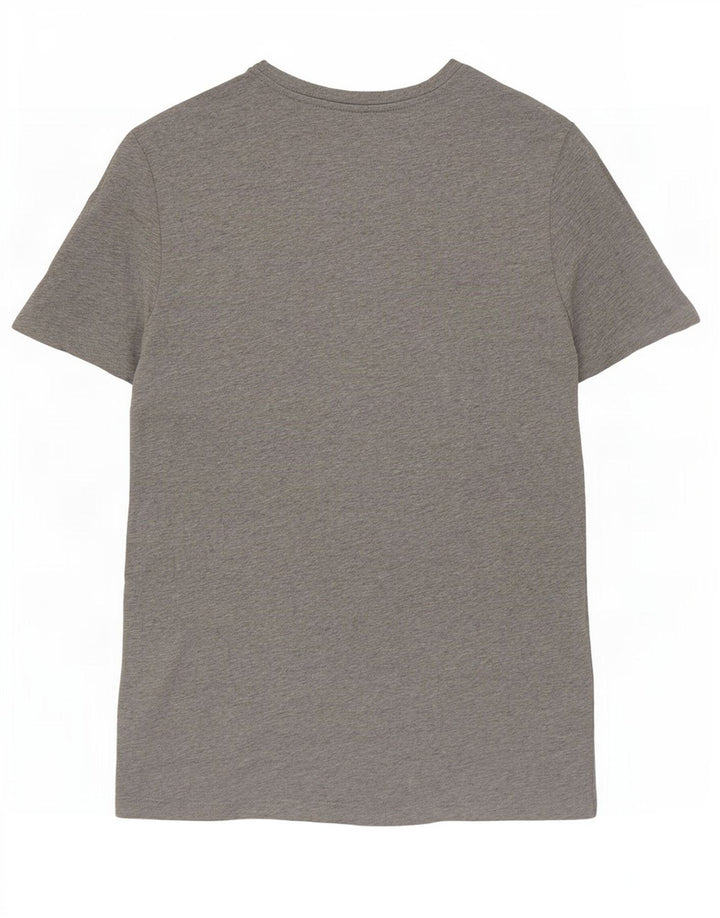 Męski T-shirt z grafiką Levi's, mały, szary, nakrapiany, bawełniany