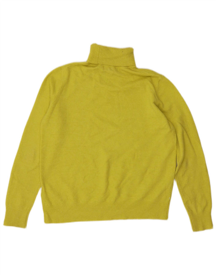Marks & Spencer Damski sweter z golfem UK 10, mały, żółty