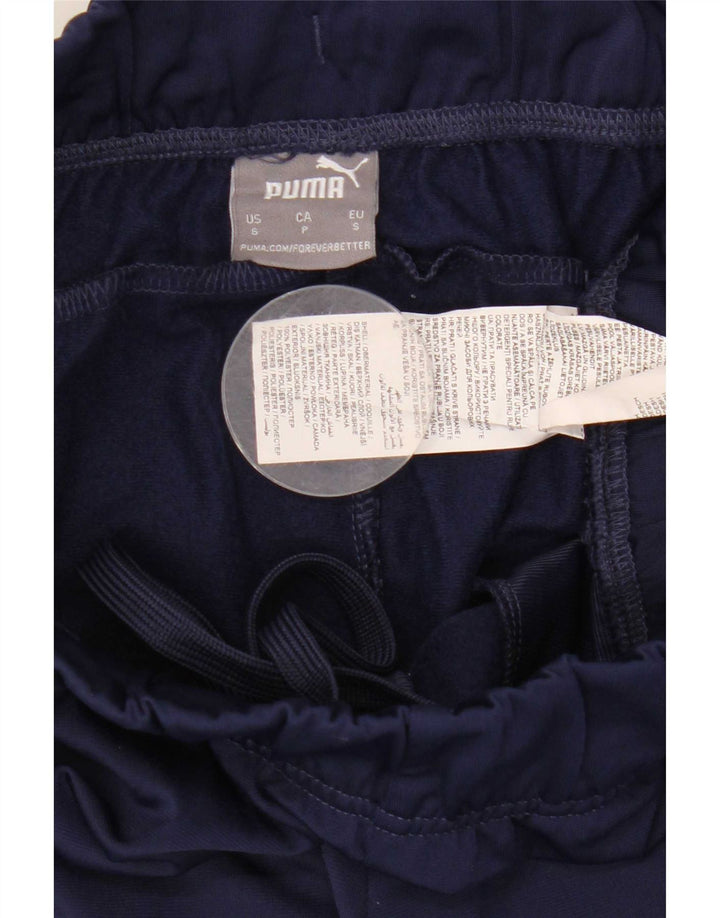 Damskie spodnie dresowe Puma Joggers UK 10 Małe granatowe, poliestrowe