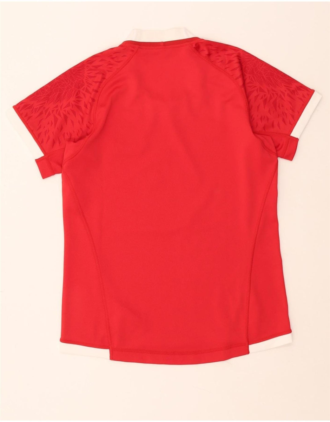CANTERBURY Boys Graphic T-Shirt Top 13-14 Years Red Geometric Polyester