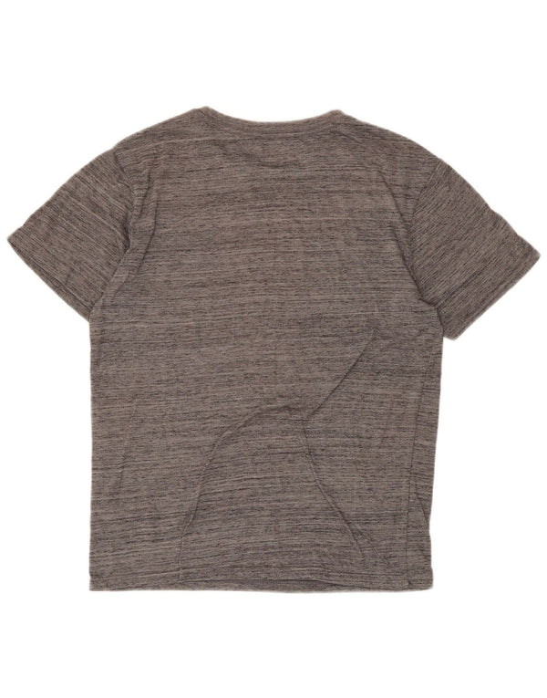 Damski T-shirt Hurley Petit Graphic Top UK 10, mały, szary, nakrapiany poliester