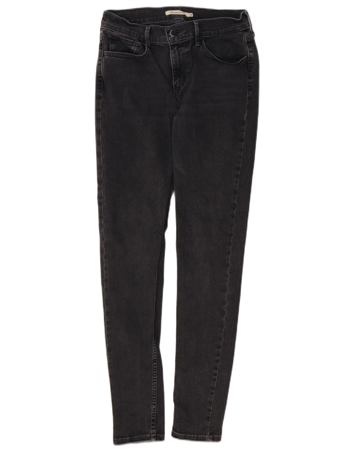 Damskie jeansy LEVI'S 710 Super Skinny W30 L30 Szara bawełna