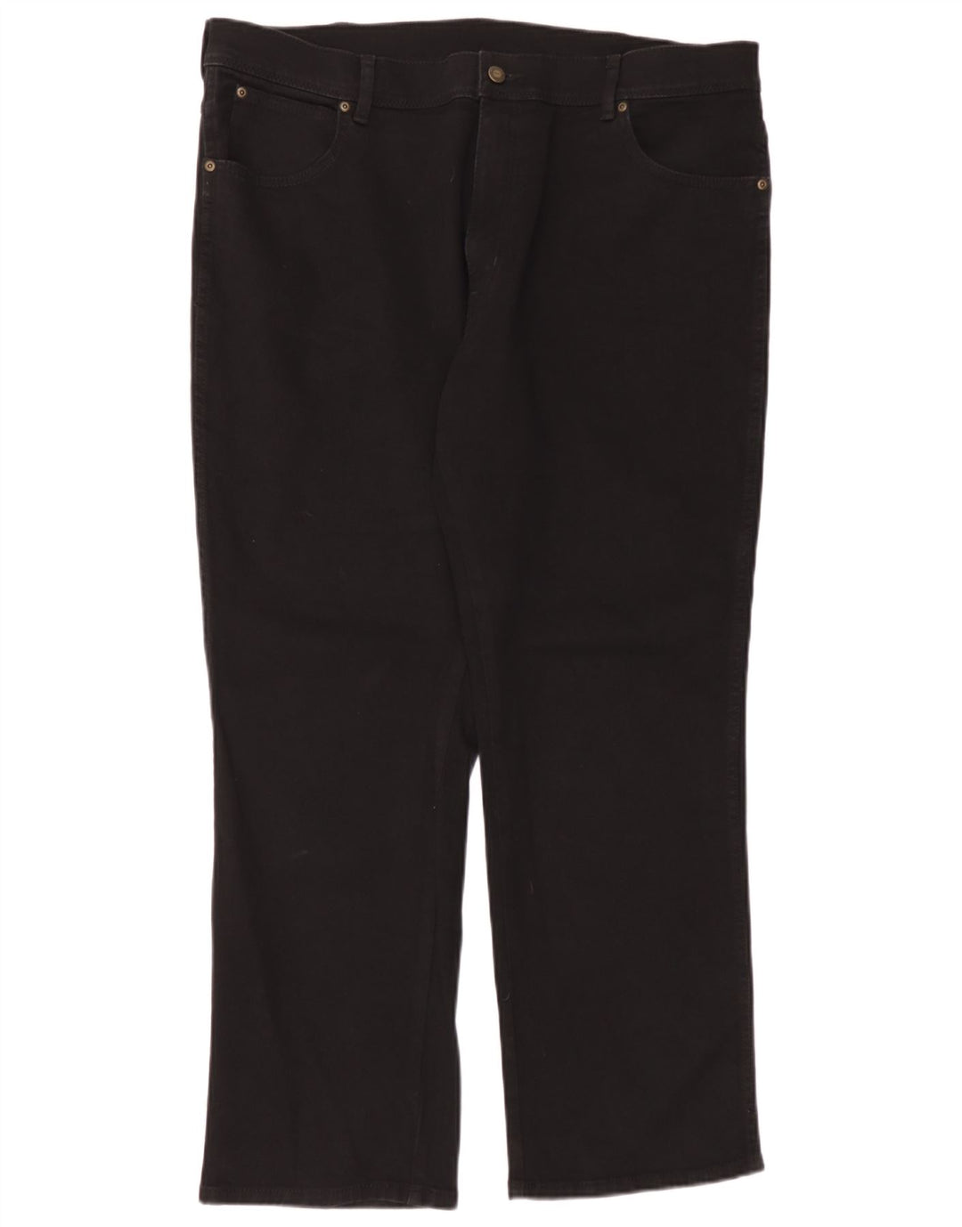 Damskie jeansy Wrangler o prostym kroju W40 L30, czarne, bawełniane