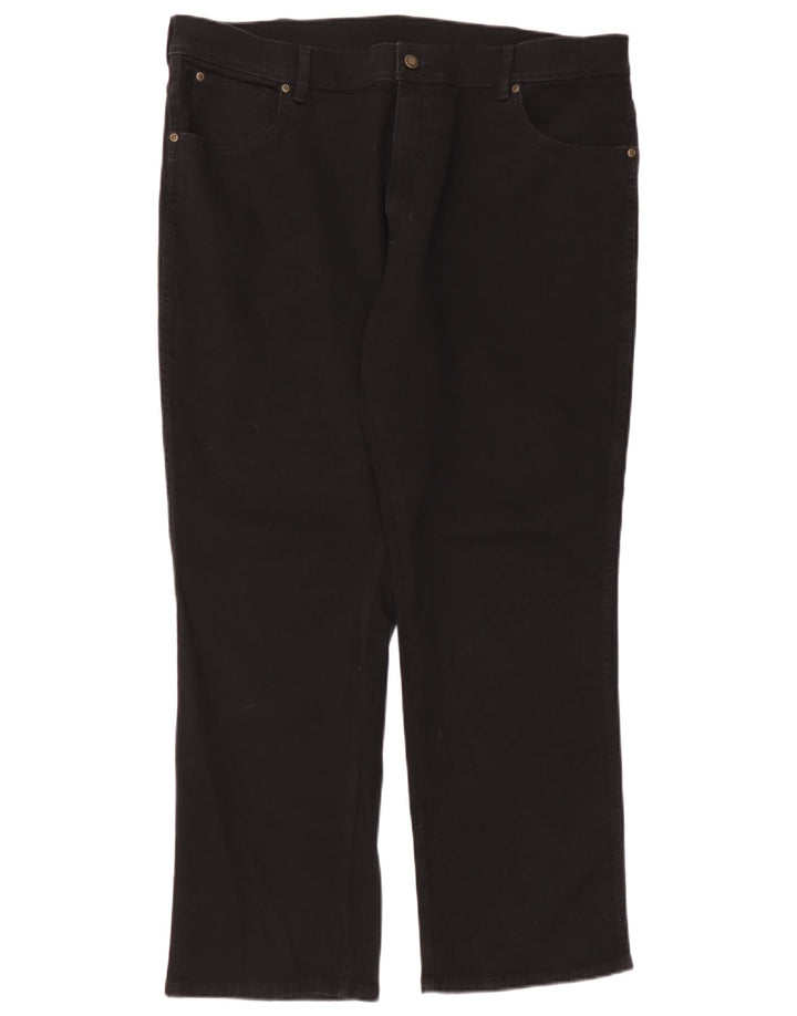 Damskie jeansy Wrangler o prostym kroju W40 L30, czarne, bawełniane