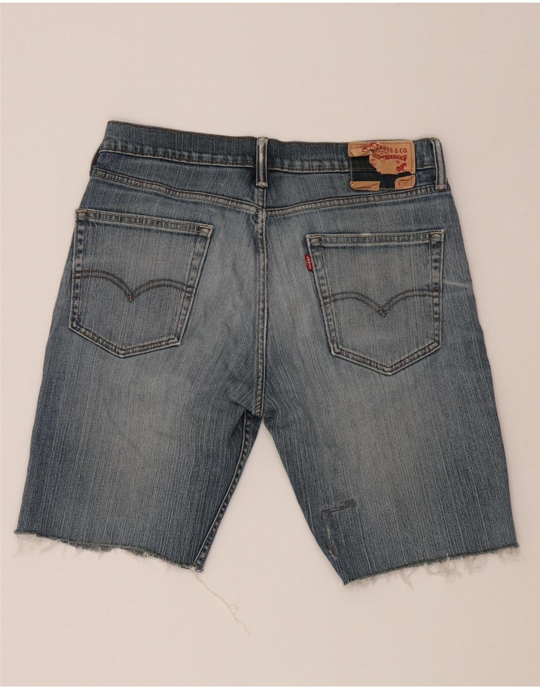 LEVI'S Mens Denim Shorts W32 Medium Blue Vintage Levi's and Second-Hand Levi's from Messina Hembry 