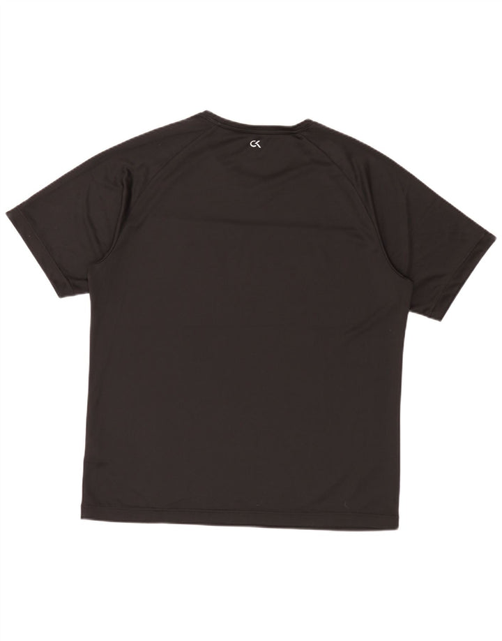 Męski T-shirt Calvin Klein Performance Graphic Top XL Czarny Poliester