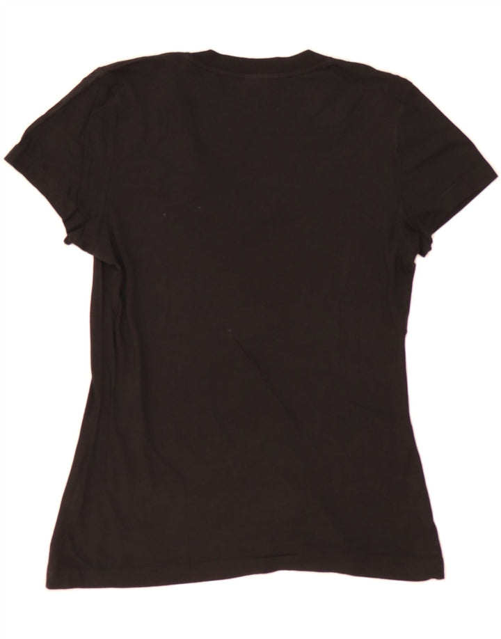 PUMA Womens T-Shirt Top UK 12 Medium Black Vintage Puma and Second-Hand Puma from Messina Hembry 