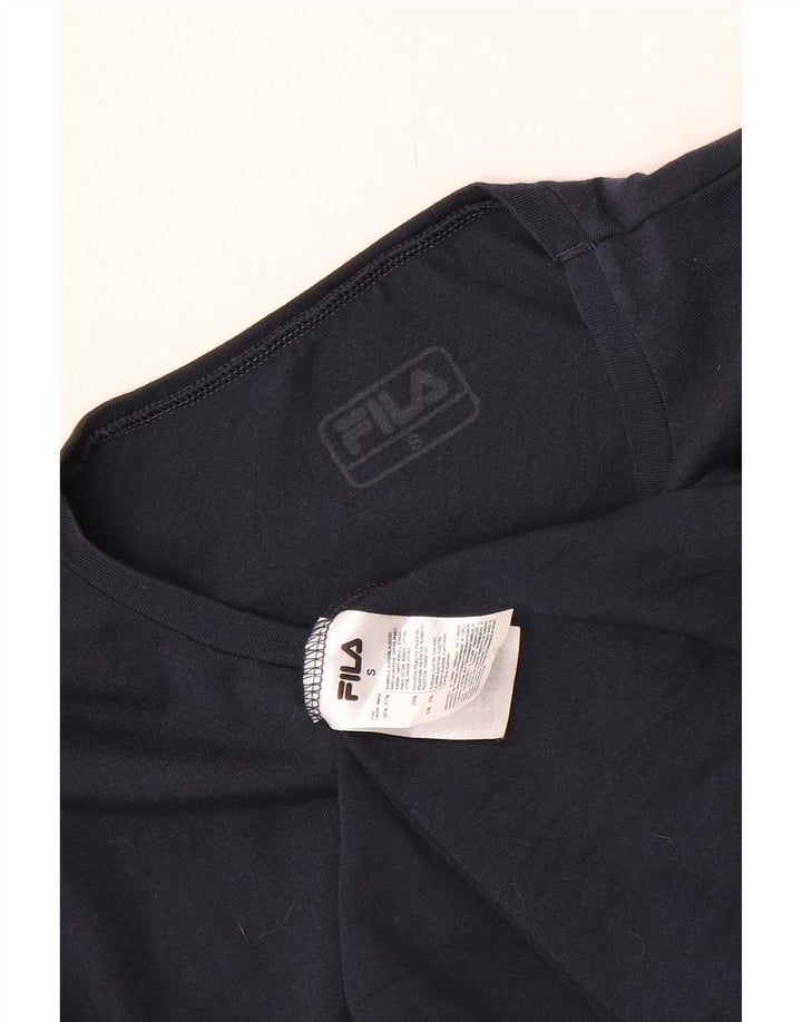 T-shirt męski Fila Top, mały, granatowy, bawełniany