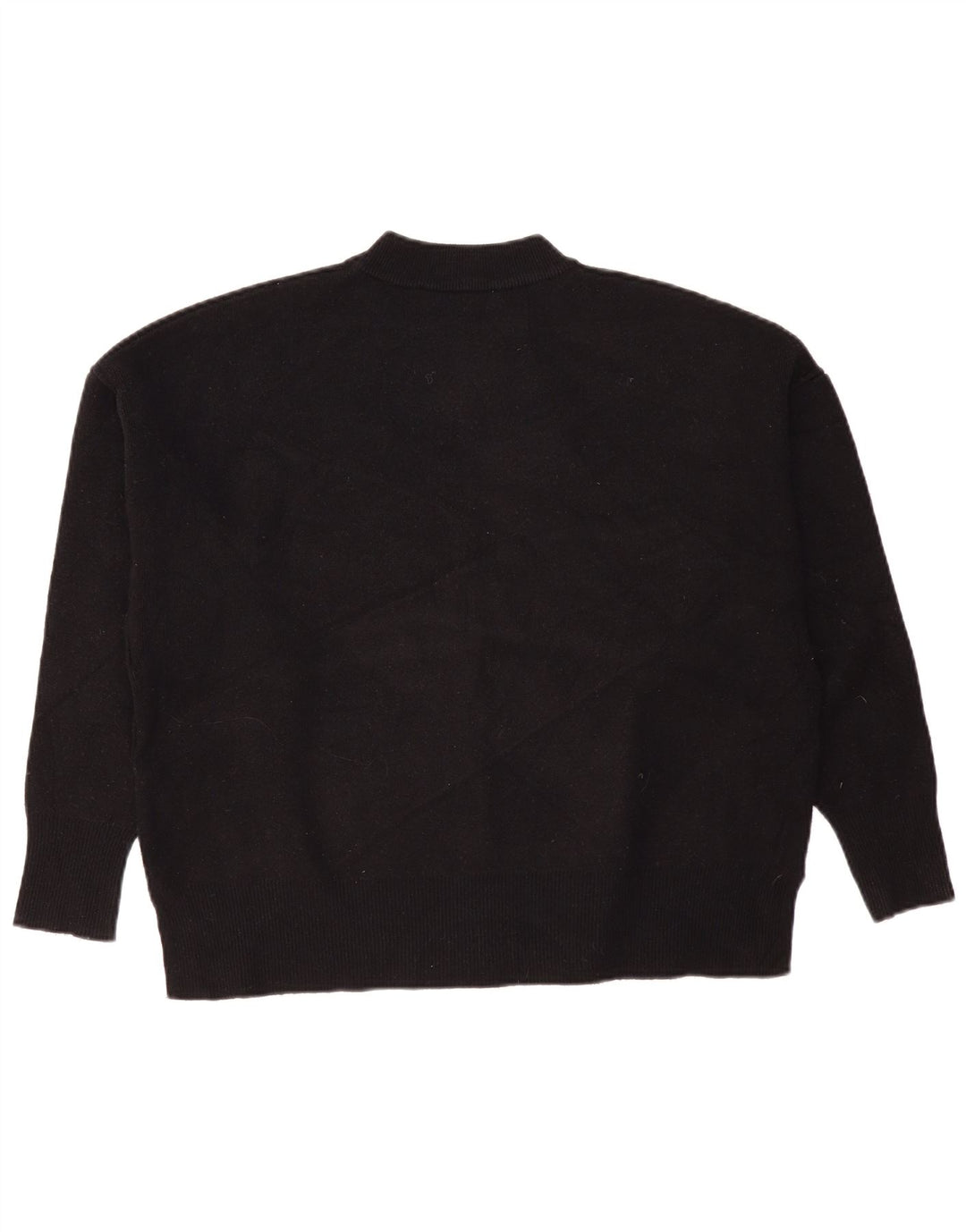 Damski sweter oversize z golfem Zara UK 10 Small Black Wiskoza