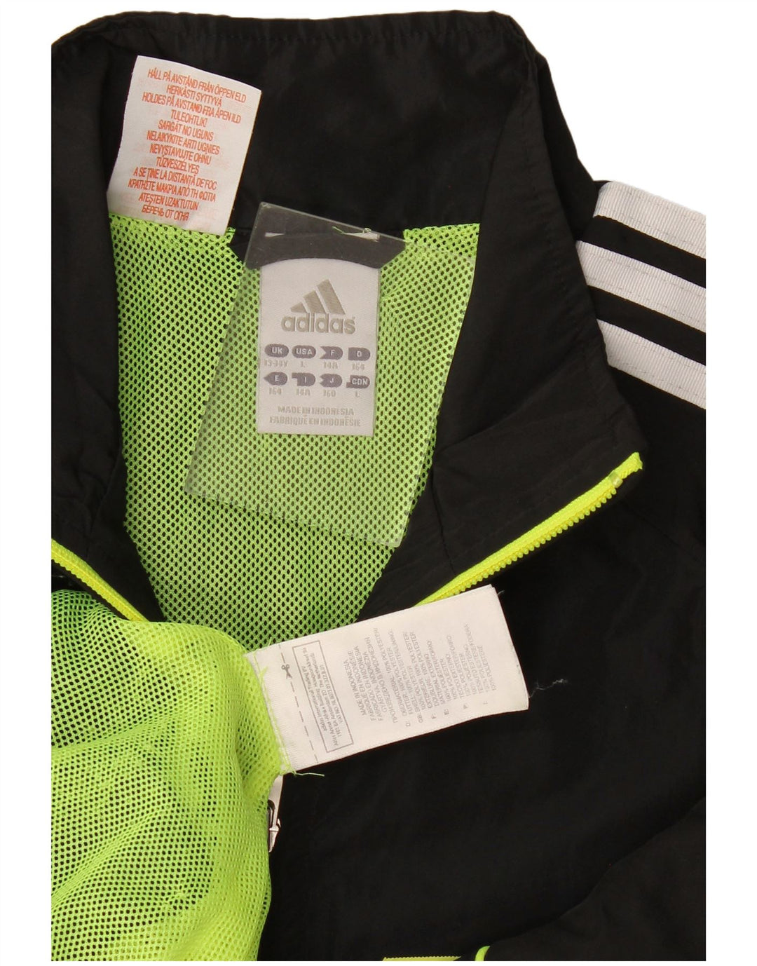 Chłopięca bluza dresowa Adidas z grafiką, 13-14 lat, duża, czarna, poliestrowa