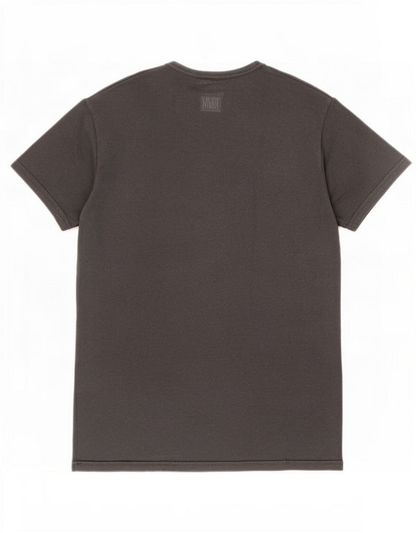 Męska koszulka z grafiką Emporio Armani, góra XL, szara bawełna