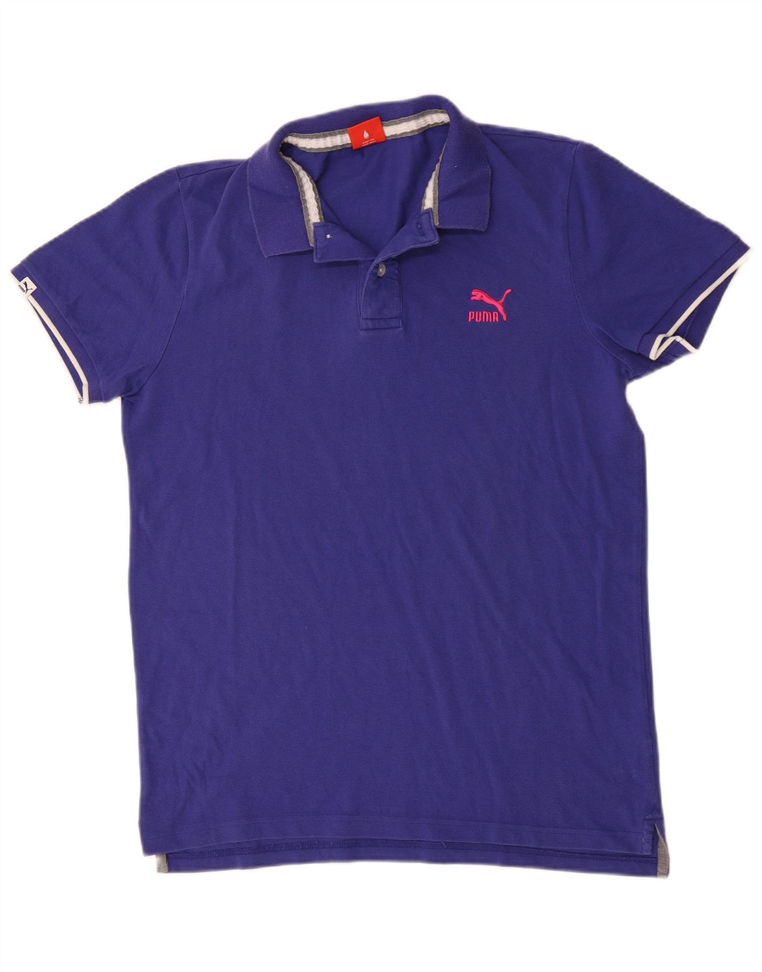 Męska koszulka polo Puma, duża, niebieska, bawełniana