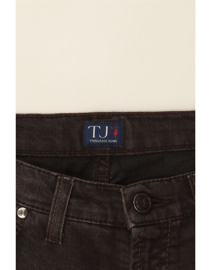 TRUSSARDI Womens Bootcut Jeans W30 L28 Brown Cotton Vintage Trussardi and Second-Hand Trussardi from Messina Hembry 