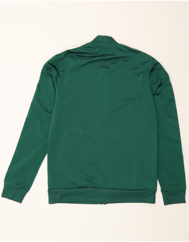 Damska kurtka dresowa Adidas z grafiką, UK 8/10, mała, zielona, poliestrowa
