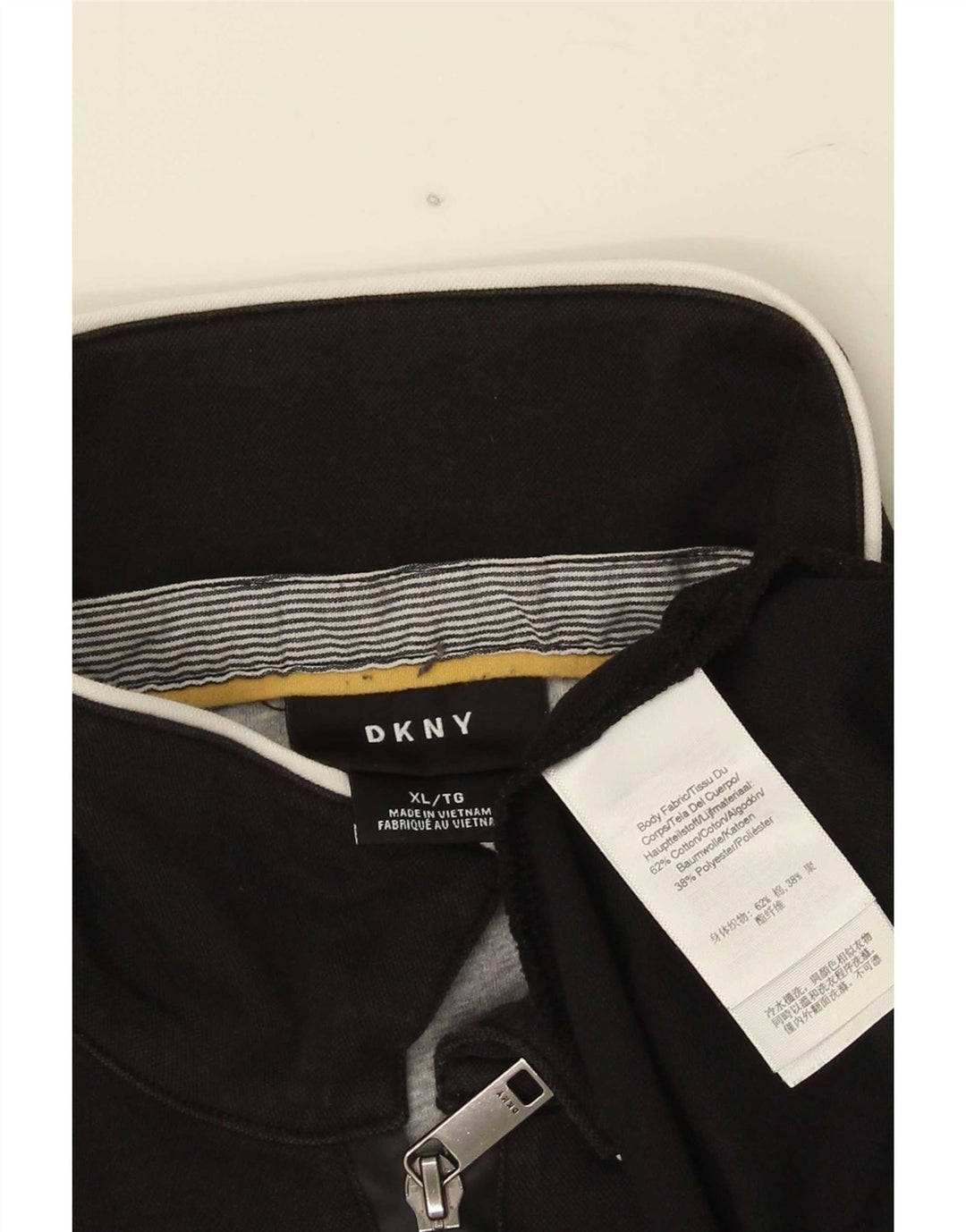 Męska koszulka polo Dkny XL, czarna, bawełniana