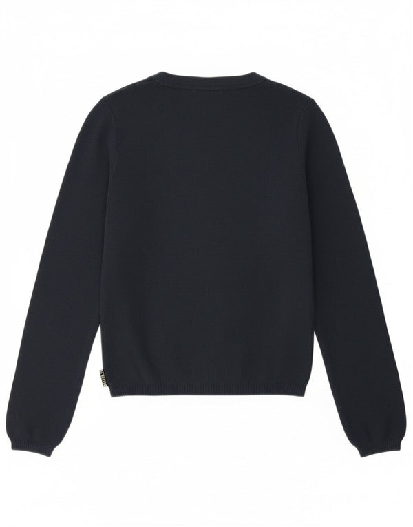 Sweter damski Playlife Crop Cardigan UK 12 Średni granatowy poliamid