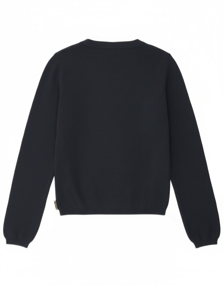 Sweter damski Playlife Crop Cardigan UK 12 Średni granatowy poliamid