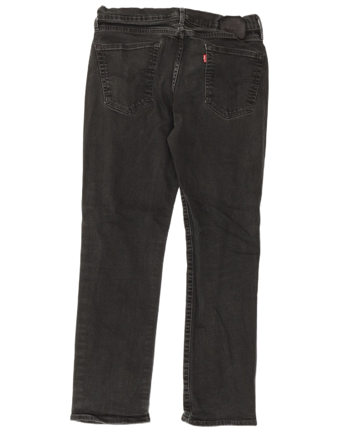 Męskie proste dżinsy Levi's W33 L30 Czarna bawełna