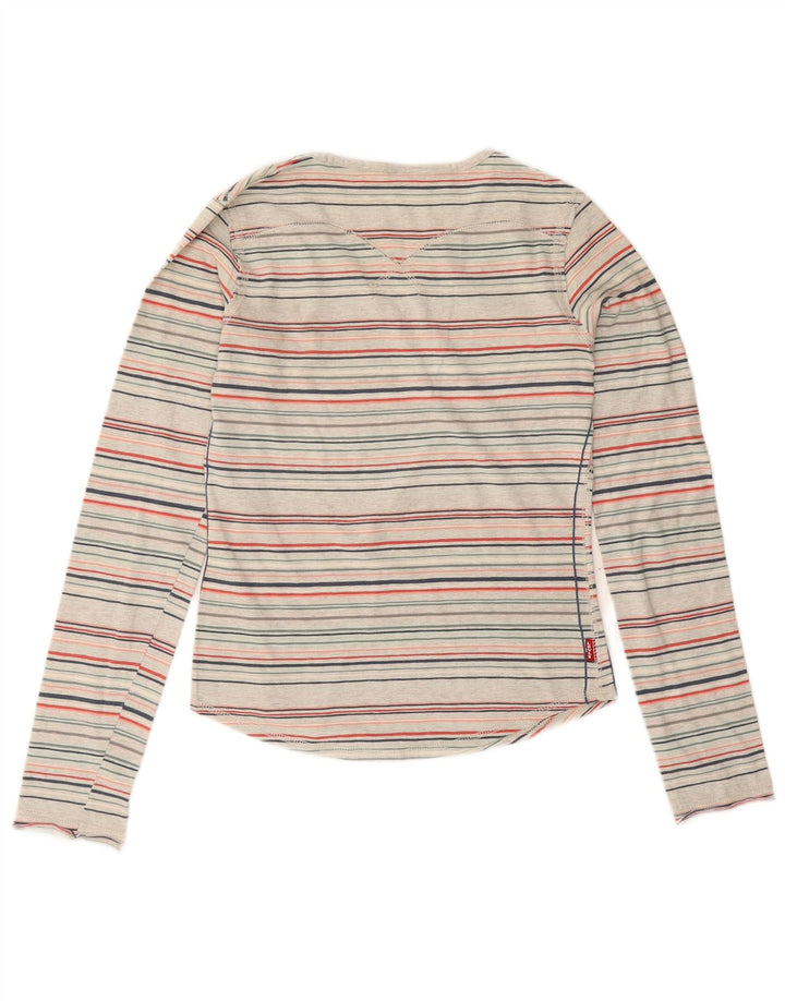 Damski top Levi's z długim rękawem, UK 10, małe, wielokolorowe paski
