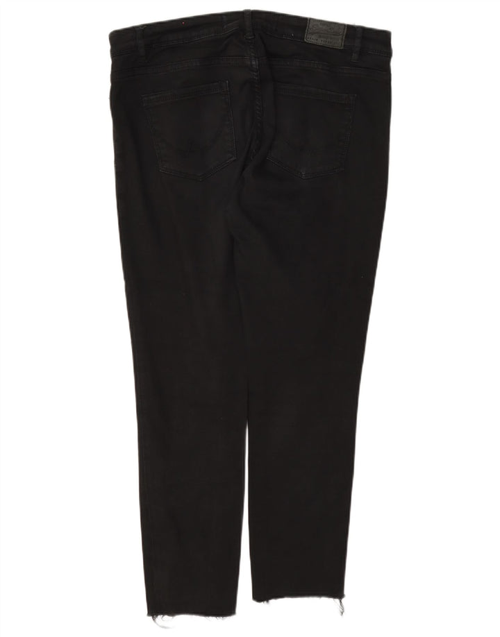 Damskie jeansy Superdry Alexia Jegging W31 L26, czarne, bawełniane