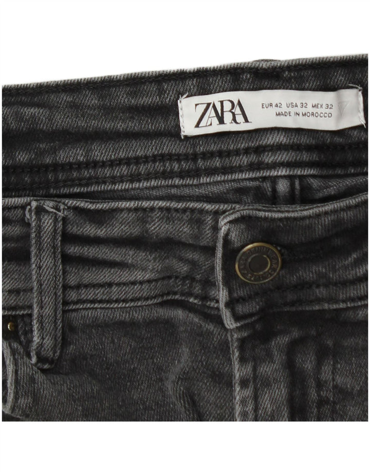 Zwężane jeansy męskie Zara EU 42 Medium W32 L30 Szare