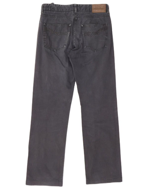 Męskie proste dżinsy Massimo Dutti EU 40 Medium W31 L30 Granatowa bawełna