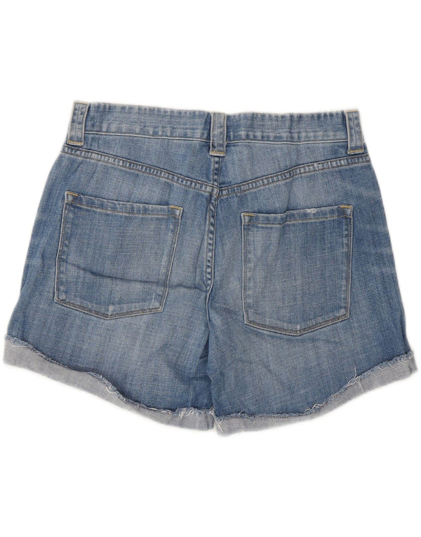 Damskie spodenki jeansowe J. CREW US 6 Medium W30, niebieska bawełna