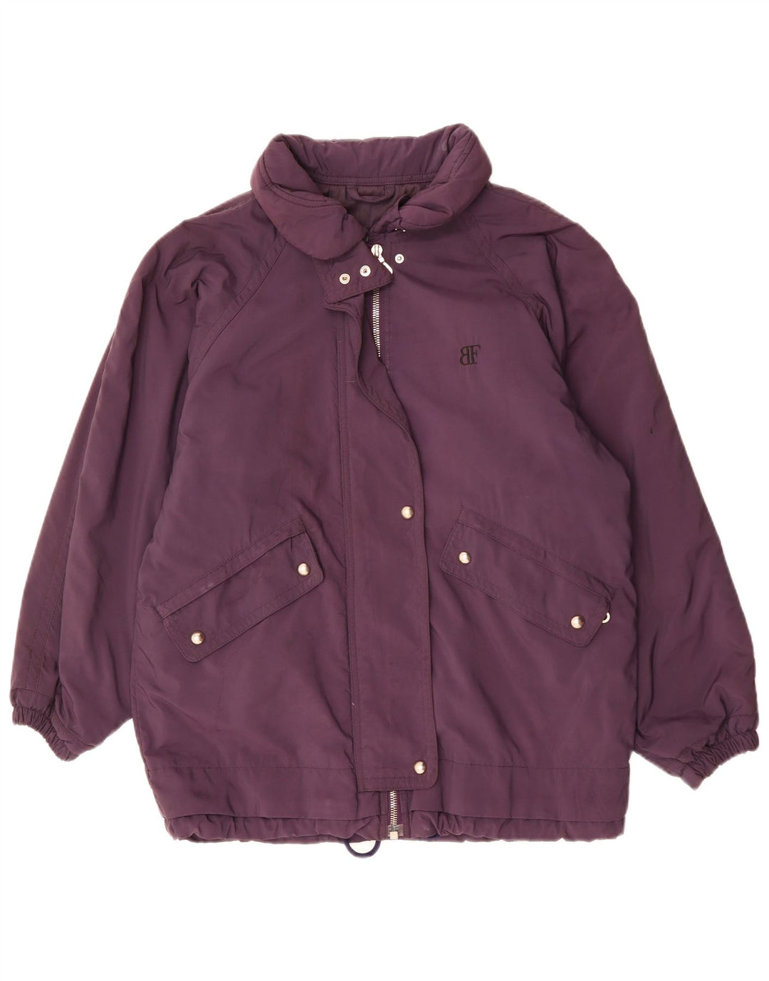 Damska kurtka wiatrówka oversize Belfe & Belfe UK 18 XL, fioletowa, poliestrowa