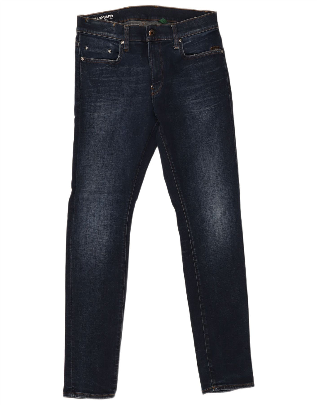 Damskie jeansy Skinny G-STAR Revend W30 L32 Granatowe, bawełniane