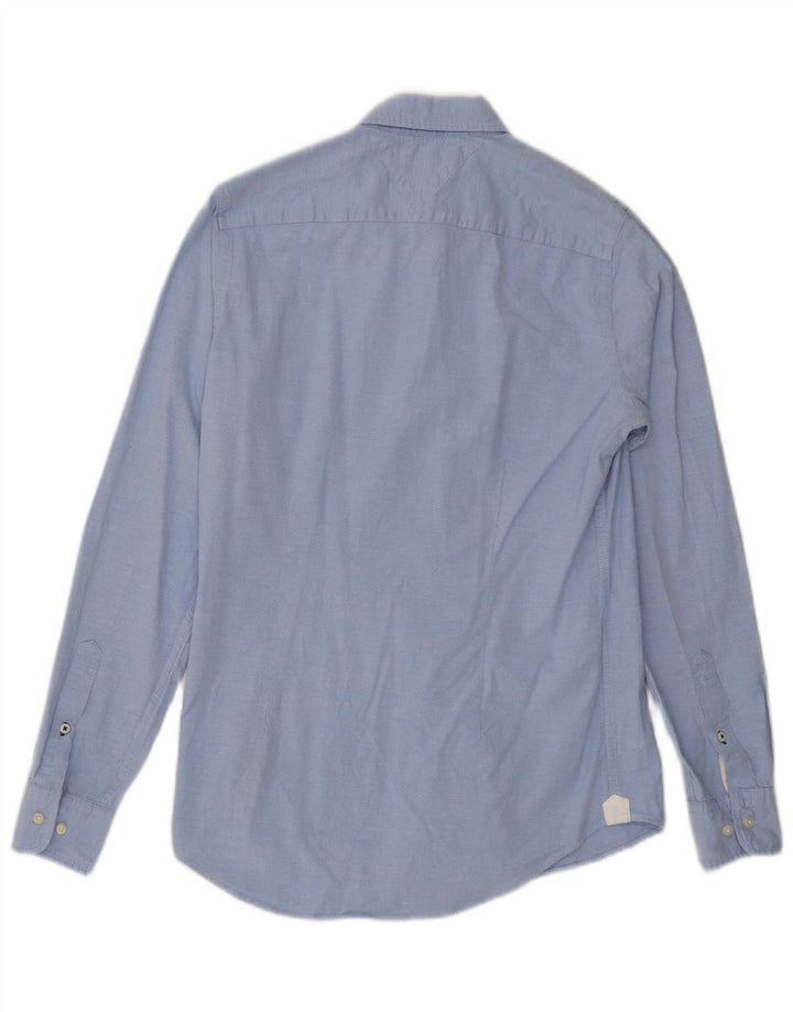 Koszula męska Slim Fit Tommy Hilfiger, mała, niebieska, bawełniana