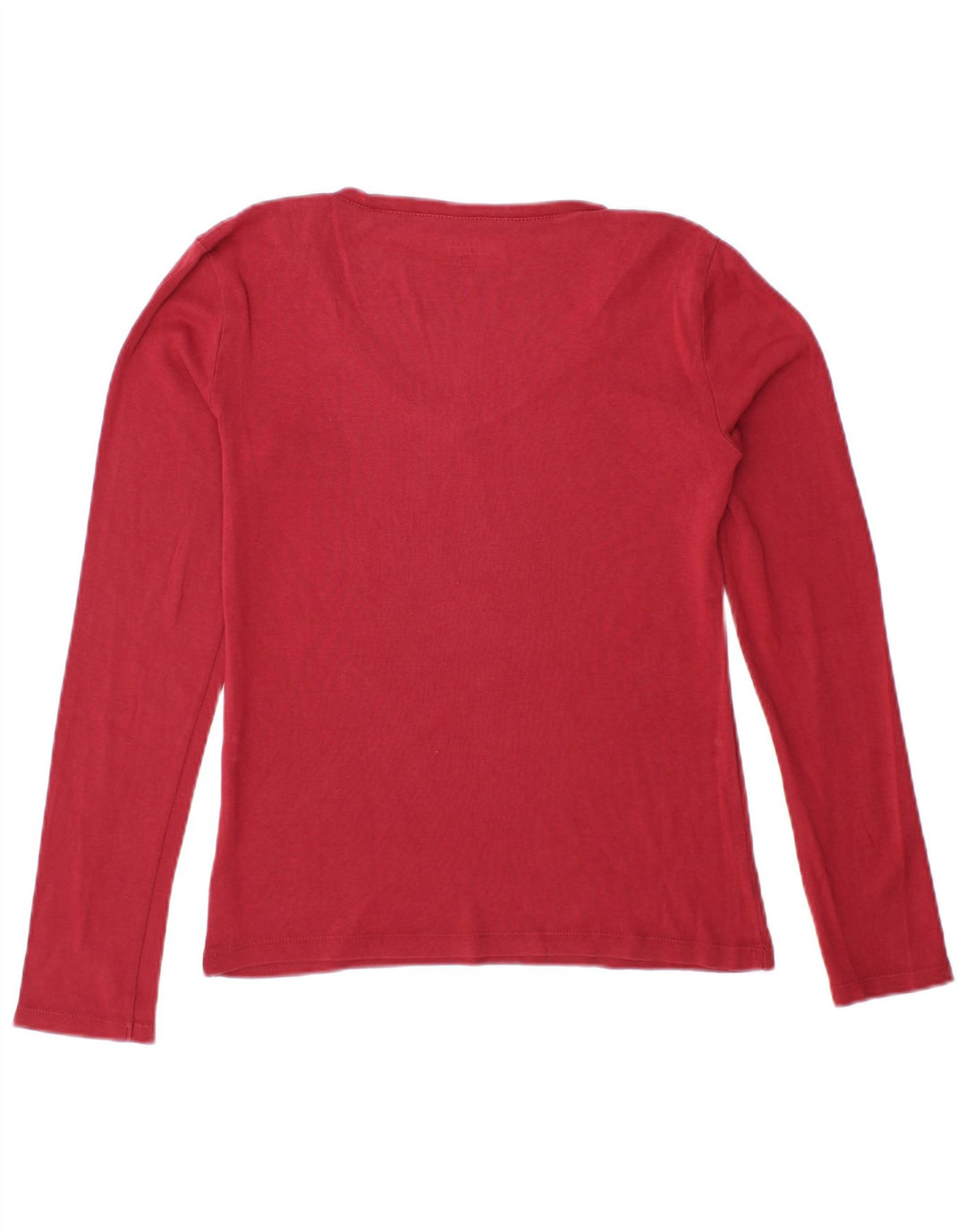 Damski top z długim rękawem TOMMY HILFIGER UK 10 Small Red