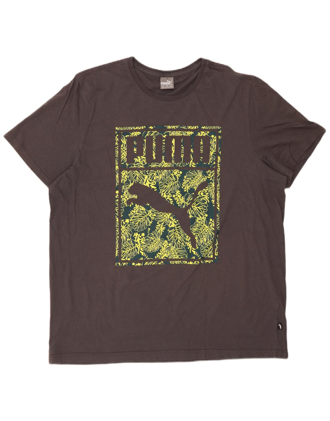 Męski T-shirt z grafiką PUMA Top 2XL Szary