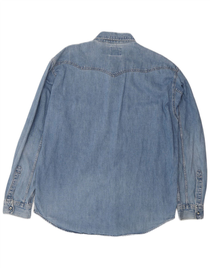 Męska koszula dżinsowa LEVI'S, duża, niebieska, bawełniana