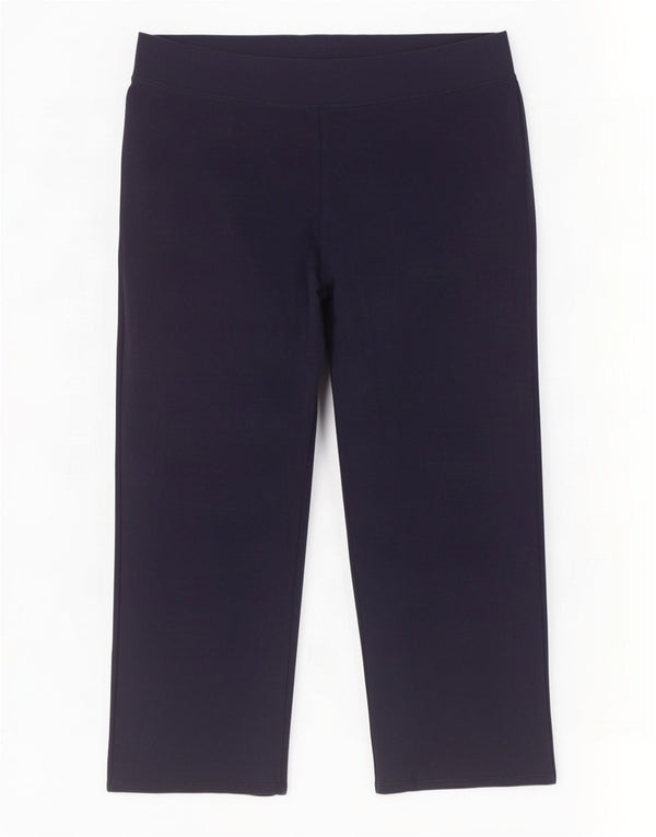 Damskie spodnie dresowe Marks & Spencer UK 18 XL, granatowe, bawełniane