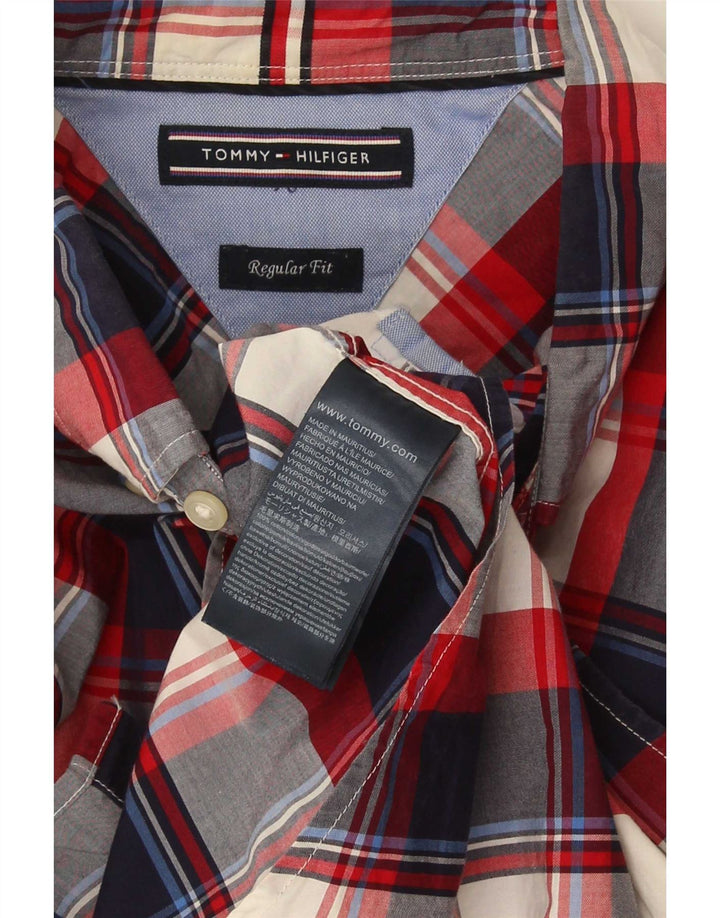 Koszula męska Tommy Hilfiger o regularnym kroju, średniej wielkości, wielokolorowa, bawełniana w kratę