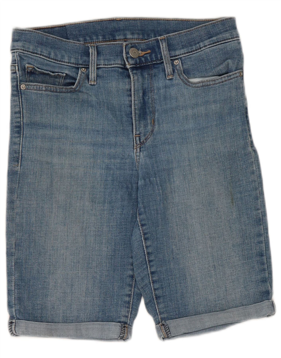 Damskie spodenki jeansowe Levi's W26 Small, niebieskie, bawełniane