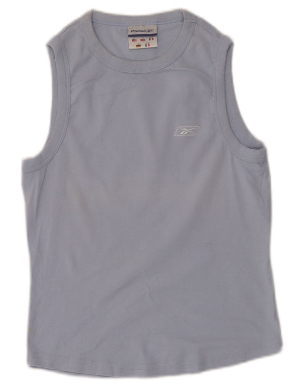 Damska kamizelka Reebok Top UK 16, duża, niebieska bawełna