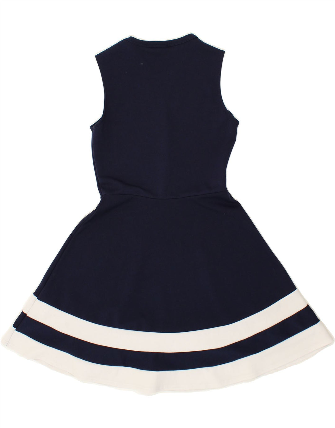 QUIZ Womens Sleeveless A-Line Dress UK 10 Small Navy Blue Polyester Vintage Quiz and Second-Hand Quiz from Messina Hembry 